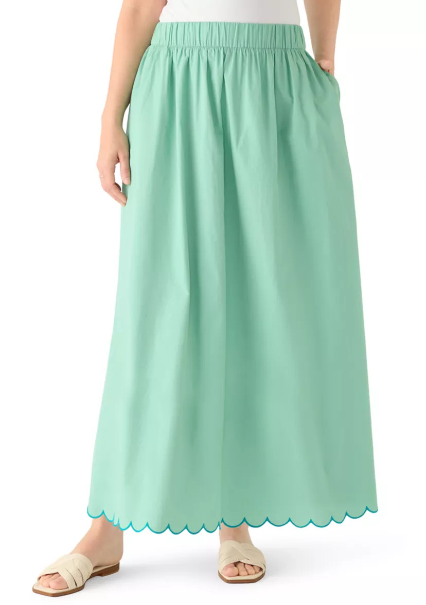 Women's Midi Embroidered Skirt | Belk