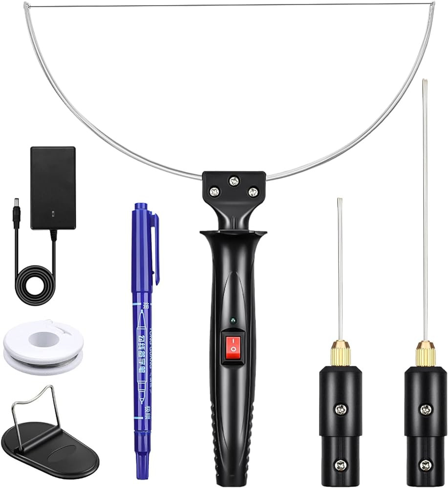 GOCHANGE 3 in 1 Foam Cutter Electric Cutting Machine Pen Tools Kit, 100-240V / 18W Styrofoam Cutt... | Amazon (US)