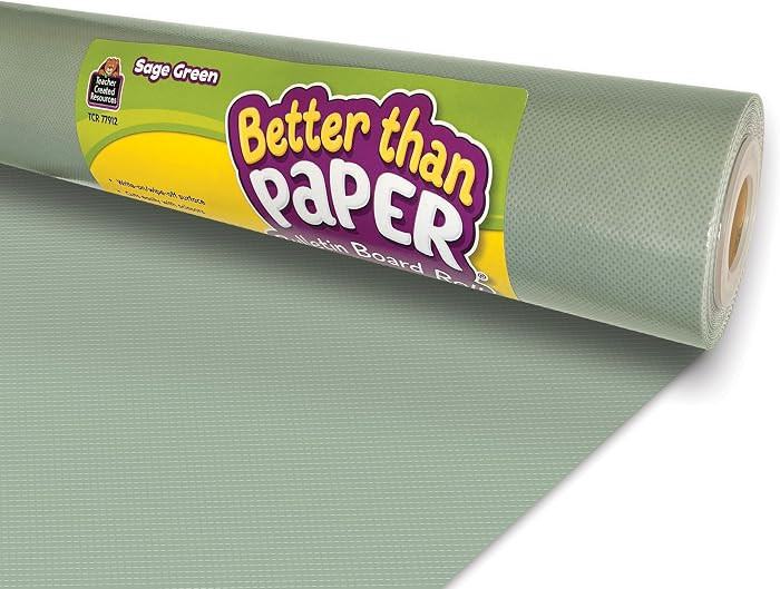 Teacher Created Resources Sage Green Better Than Paper\u00ae Bulletin Board Roll (TCR77912) | Amazon (US)
