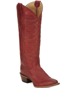 Whitley Leather Western Boots | Dillard's