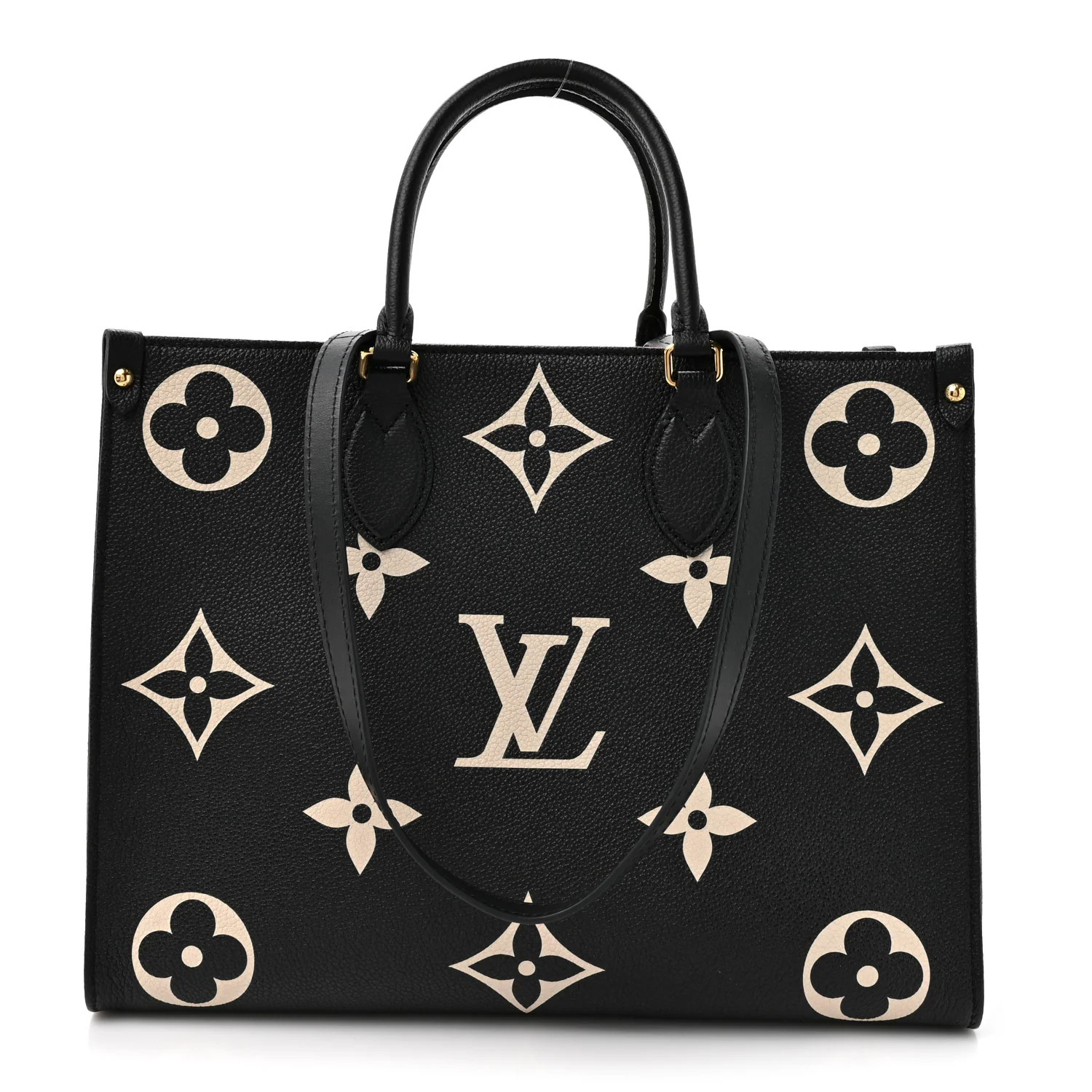 Empreinte Monogram Giant Onthego MM Black Beige | FASHIONPHILE (US)