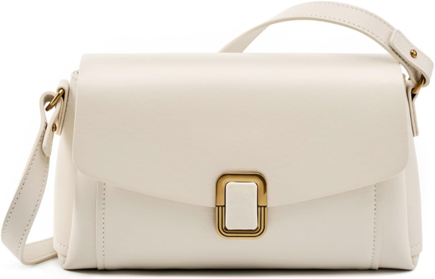 Genuine Leather Crossbody Bag for Women, Adjustable Shoulder Bag | Amazon (US)