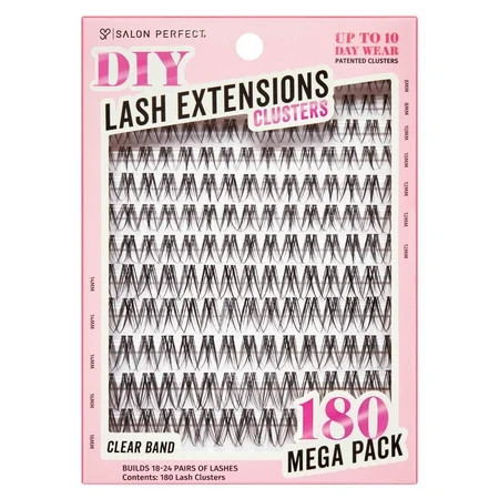 Salon Perfect DIY Lash Extensions Clusters 180pc Mega Pack | Walmart (US)
