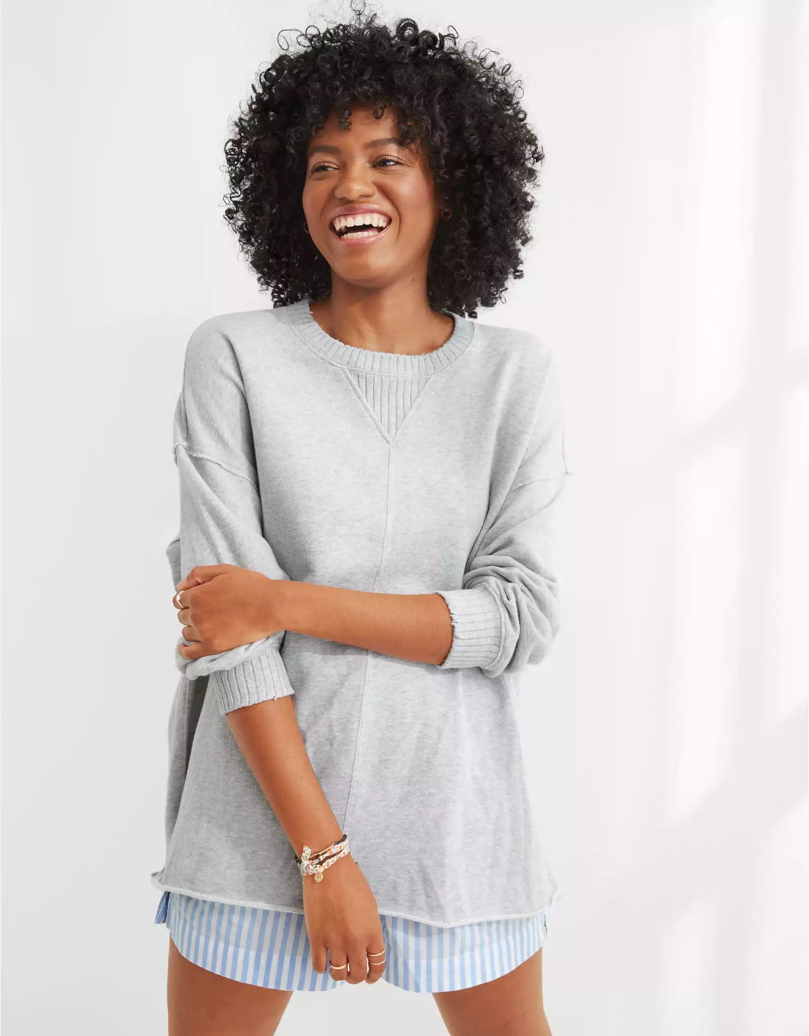 Aerie Down-To-Earth Oversized Sweatshirt | American Eagle Outfitters (US & CA)