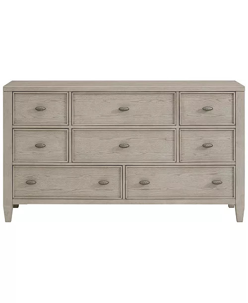 Furniture Sirena 19" Wood Basketweave Dresser - Macy's | Macy's