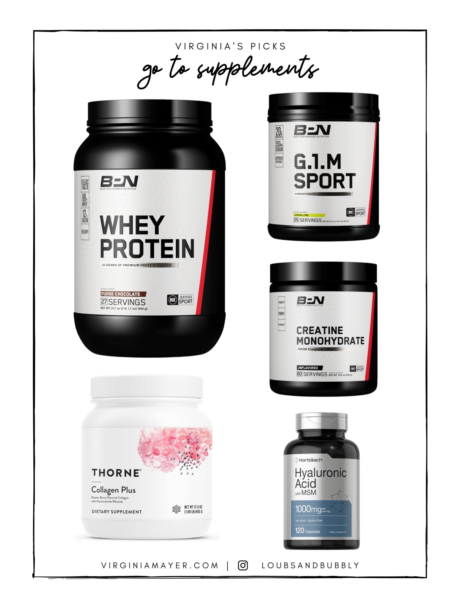 Go to supplements!! 

#LTKActive #LTKSwim #LTKHome