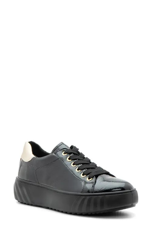 ara Mikky Platform Sneaker in Black/platinum at Nordstrom, Size 7 | Nordstrom