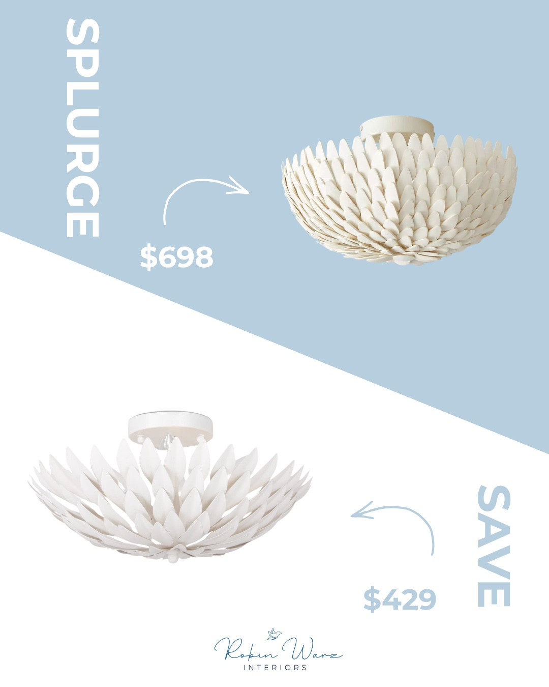 Coastal flush mount lighting. Looks like Serena & Lily 