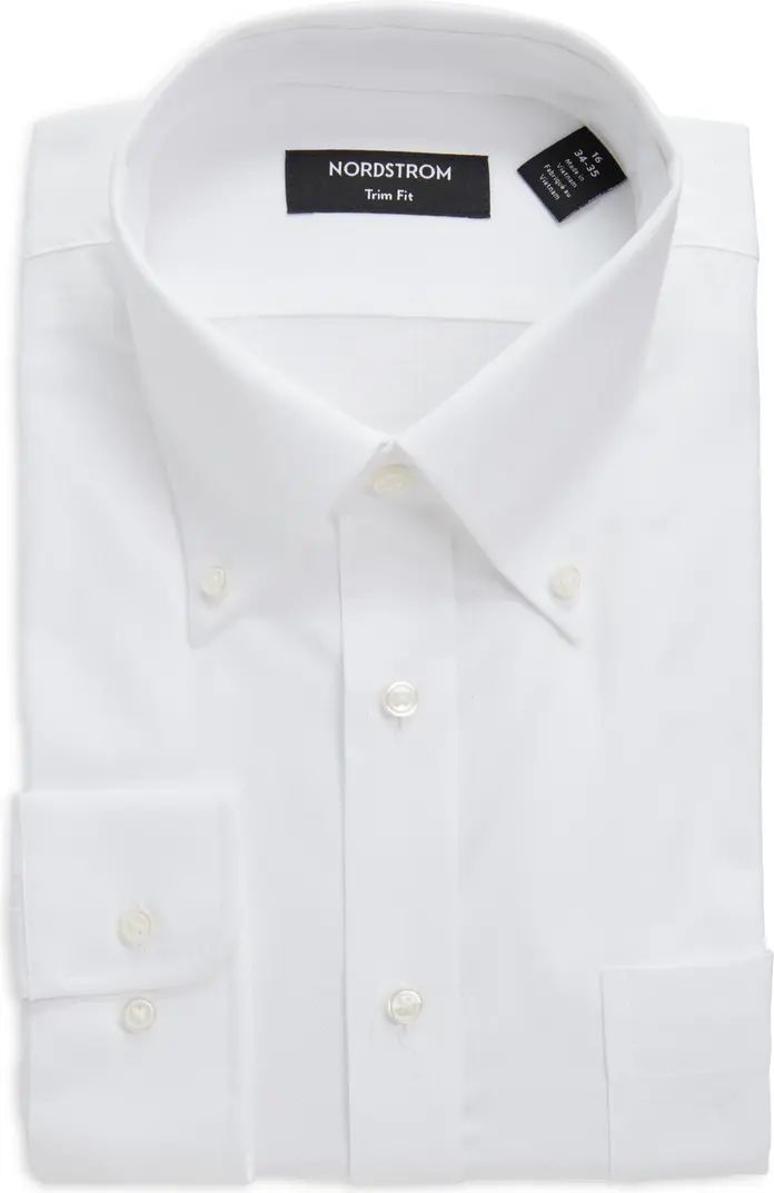 Trim Fit Royal Oxford Solid Dress Shirt | Nordstrom