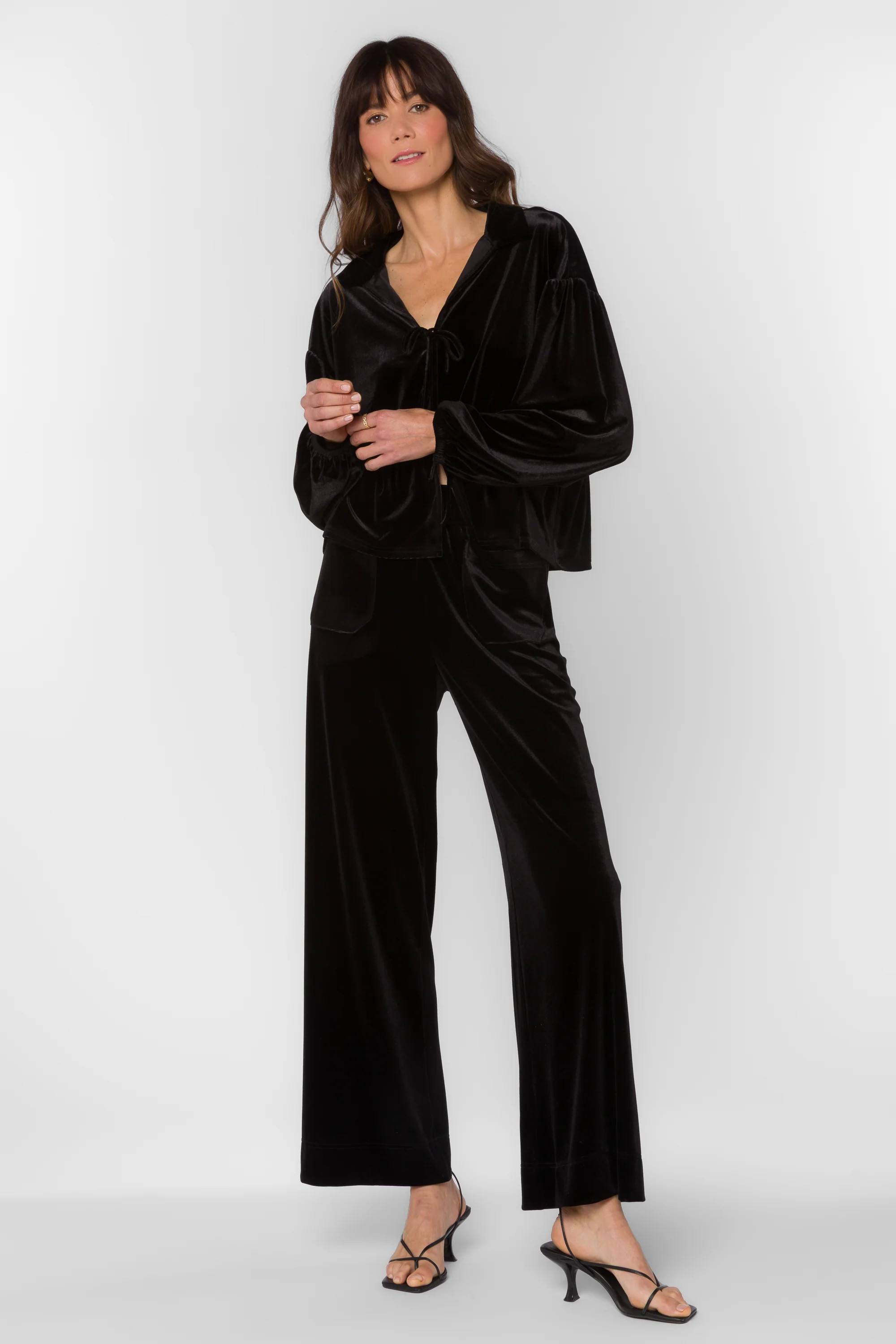 Bates Pure Black Pants | Velvet Heart Clothing