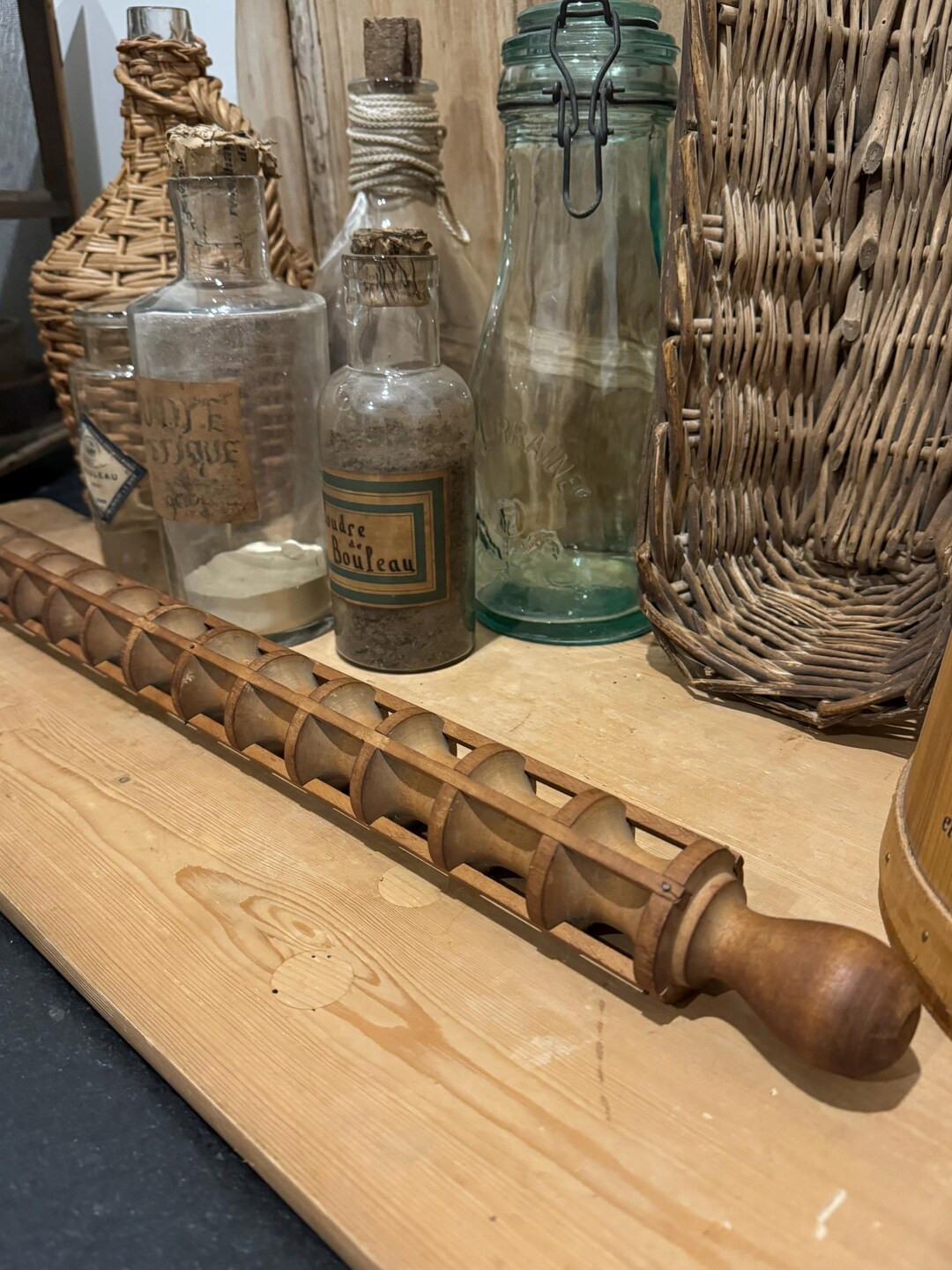 Vintage Wood Ravioli Rolling Pin Vintage Wooden Rolling Pin Vintag Rolling Pin Vintage Kitchenwar... | Etsy (US)