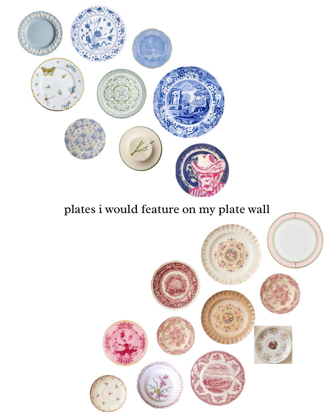 plates I would feature on my
plate wall 


#LTKHome #LTKmorningroutine #LTKSaleAlert