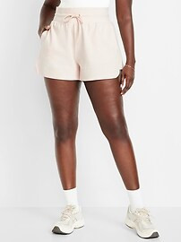 Extra High-Waisted Dynamic Fleece Shorts | Old Navy (US)
