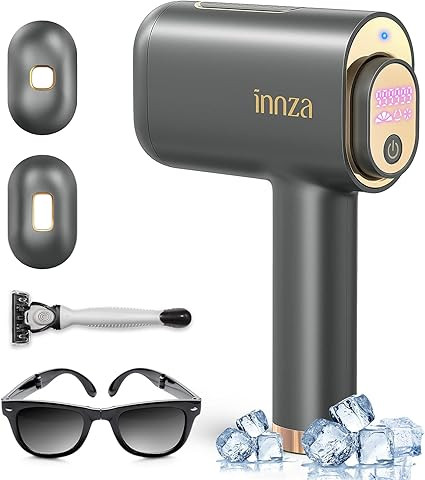 INNZA Laser Hair Removal Device with Sapphire Ice Cooling Function,Upgraded 999999 Flashes IPL Ha... | Amazon (US)
