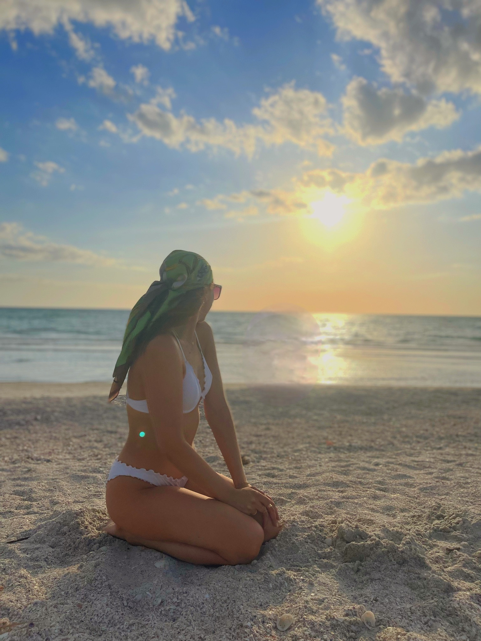 Beach daze 
#beachaesthetic #beachy #swimsuit #sunset #bikini #headscarf #headwrap #silkscarves #silkscarf 

#LTKfit #LTKswim #LTKSeasonal