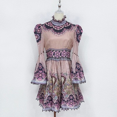 BN Zimmermann Celestial Bell Sleeve Mini Dress | eBay US