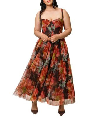 Hutch Plus Size Willa Floral Tulle Gown  | Bloomingdale's Women | Bloomingdale's (US)