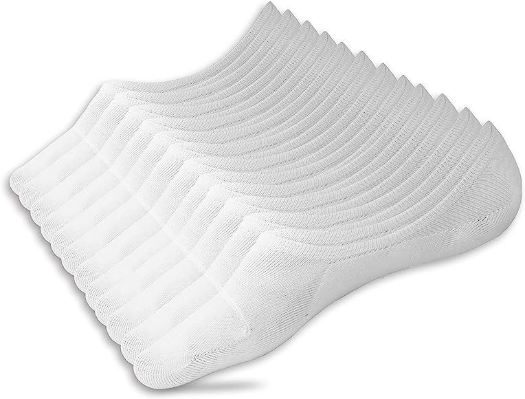 Eedor No Show Socks Women’s 3/6/8-Pair Low Ankle Socks Non Slip Flat Boat Line Low Cut Socks Fo... | Amazon (US)