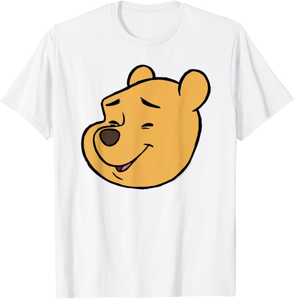 Disney Winnie The Pooh Happy Big Face Costume T-Shirt | Amazon (US)