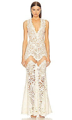 Michael Costello x REVOLVE Guiliana Gown in Ivory from Revolve.com | Revolve Clothing (Global)