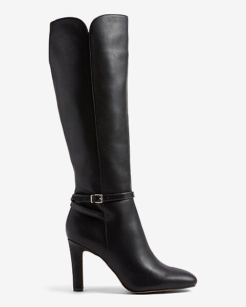 Thin Heel Buckle Boots | Express