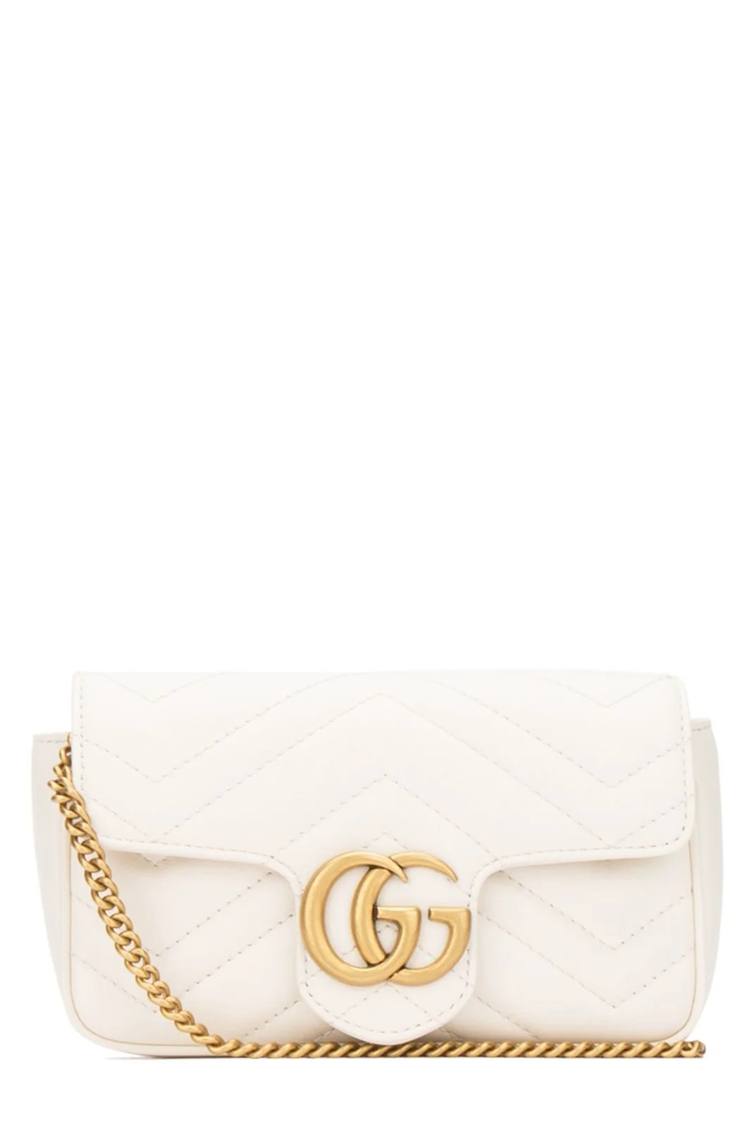 Gucci GG Marmont Matelassé Super Mini Crossbody Bag | Cettire Global