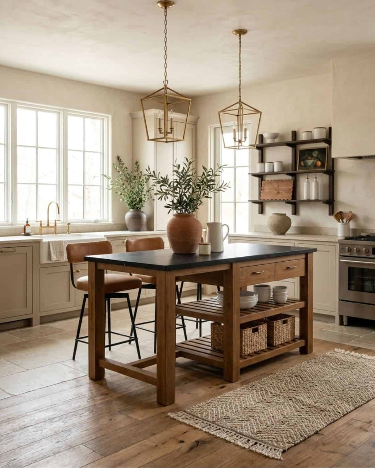 Rustic Organic Kitchen Island Design

*Note: This is a digital room mockup showcasing product styling ideas from my room design mood board.

#LTKHome