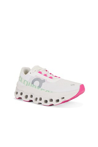 Cloudmonster Sneaker in White & Lima | Revolve Clothing (Global)