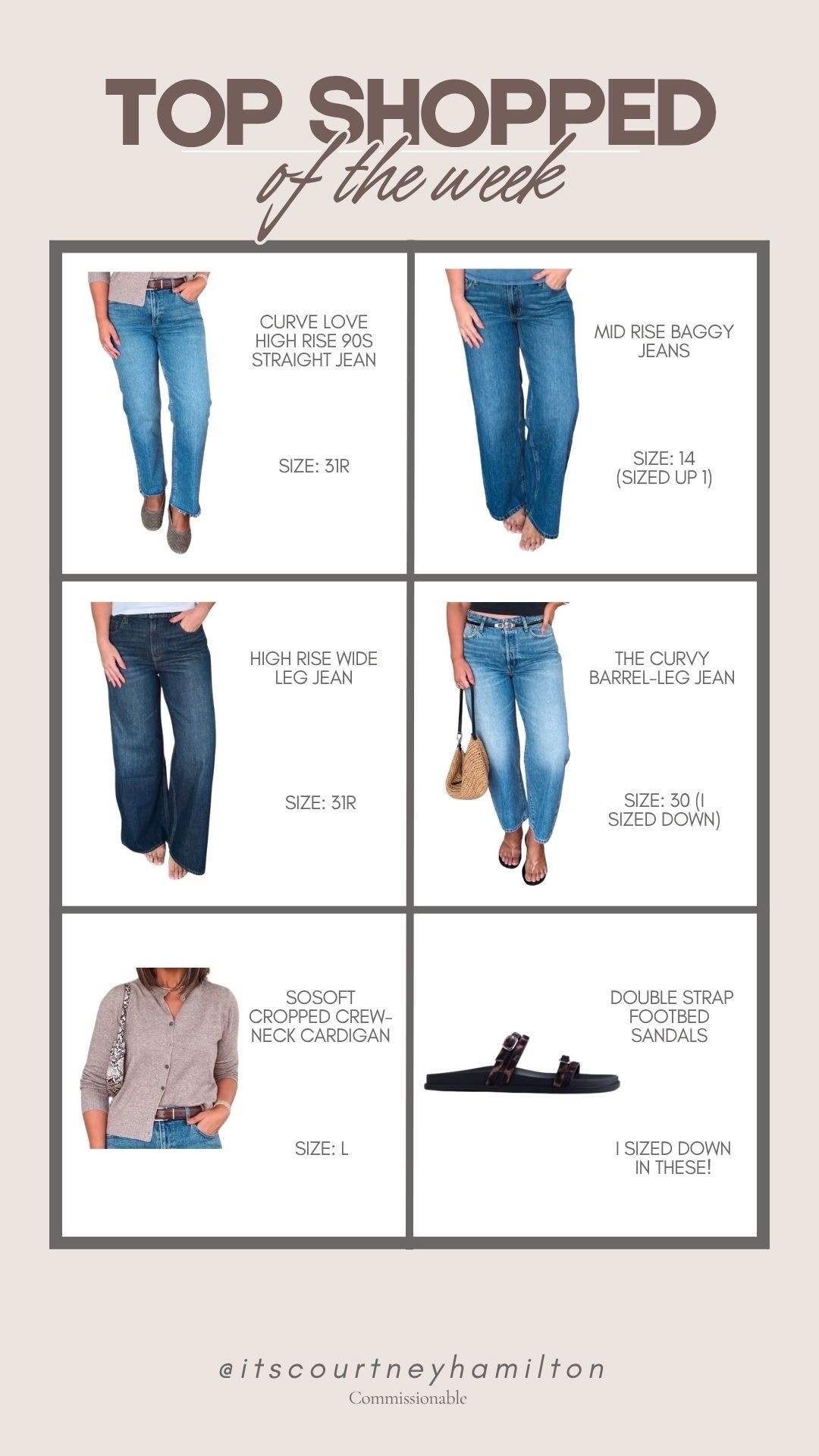 Top shopped of the week!!

Top sellers, watchnow, Abercrombie, summer to fall fashion, denim, Walmart, old navy, Courtney Hamilton

#LTKSeasonal #LTKootd #LTKmomlife