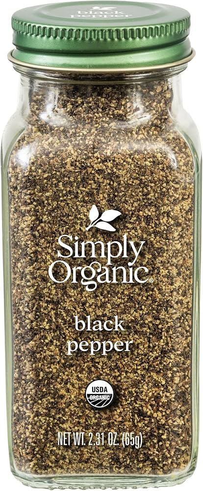 Simply Organic, Pepper Black Organic, 2.31 Ounce | Amazon (US)
