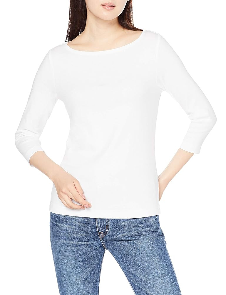 Amazon Essentials Women's Slim-Fit 3/4 Sleeve Boat Neck T-Shirt | Amazon (US)