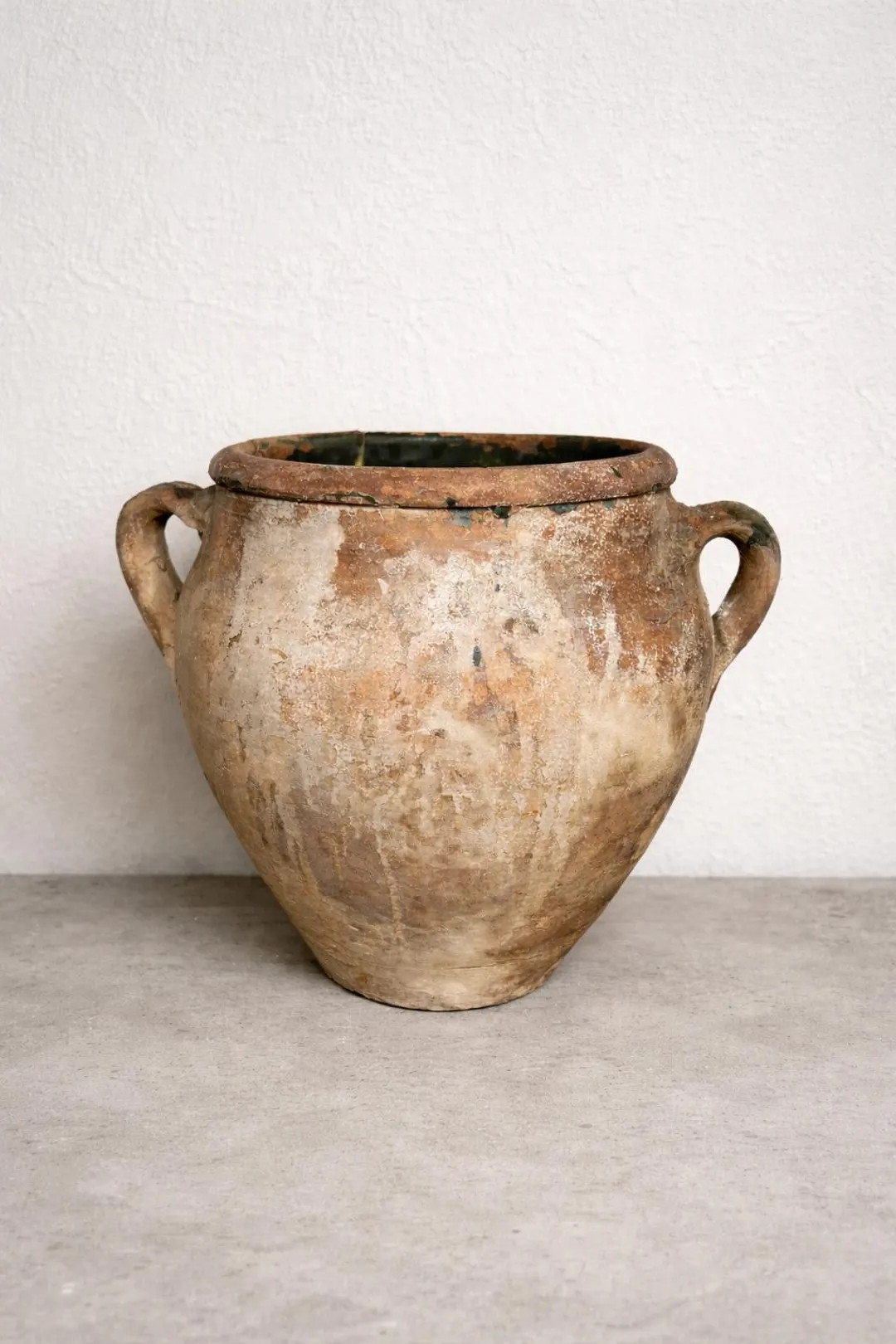 Handmade Stoneware Amphora Vase, Textured Glaze, Wabi Sabi Pottery, Neutral Home Decor | Etsy (US)