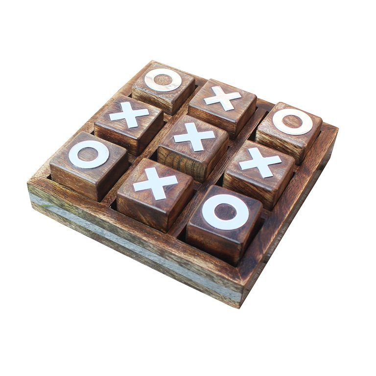 Wooden Tic Tac Toe Gifting Board Kids and Family Classic | Walmart (US)