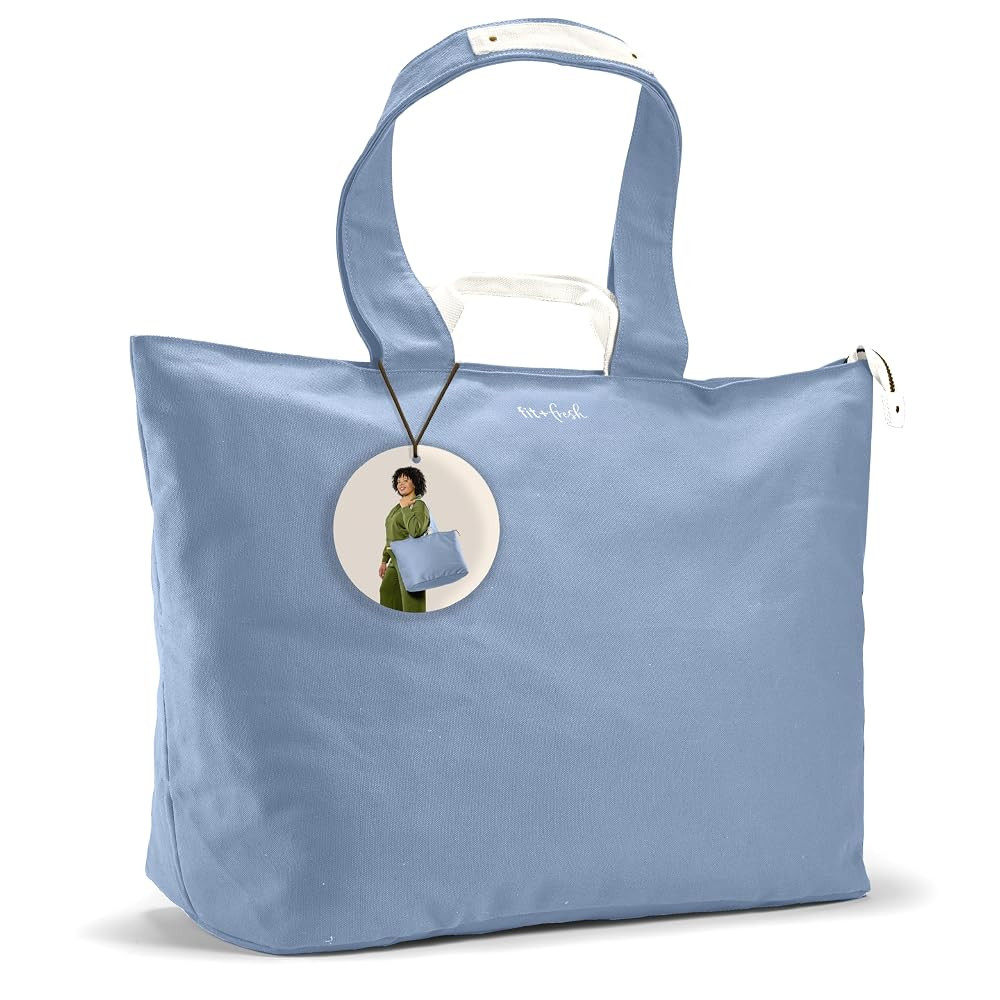 Fit & Fresh Large Beach Bag for Women - Extra Large Travel Tote With Pockets | Amazon (US)