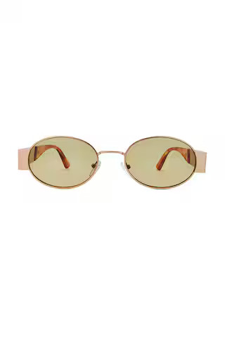 AIRE Mars Sunglasses in Satin Gold & Vintage Tort from Revolve.com | Revolve Clothing (Global)
