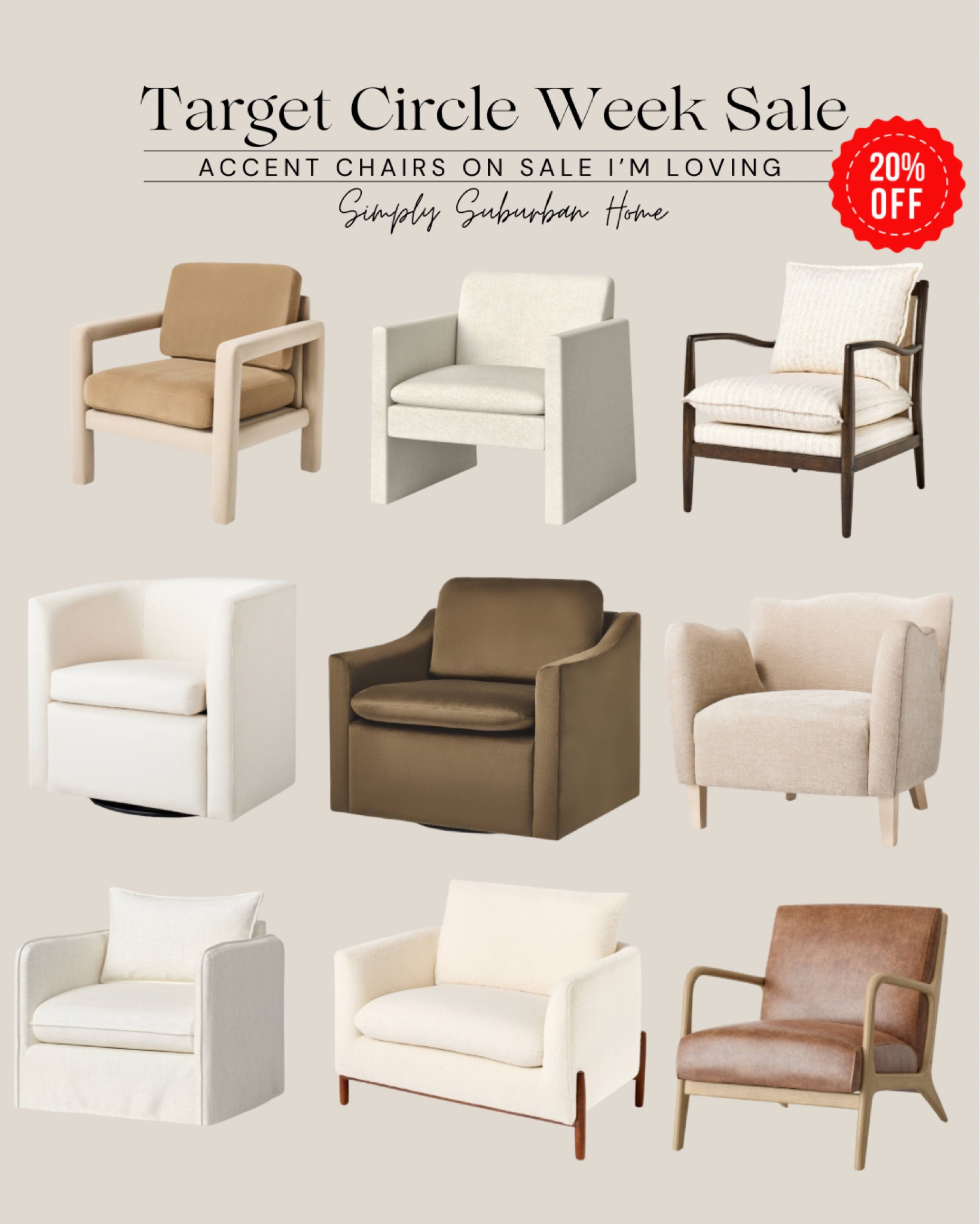 Summer sales, target, target home finds, accent chairs, neutral accent chairs, living room, family room, sunroom, den, sitting room, keeping room, organic, neutral home decor

#LTKStyleTip #LTKHome #LTKSummerSales