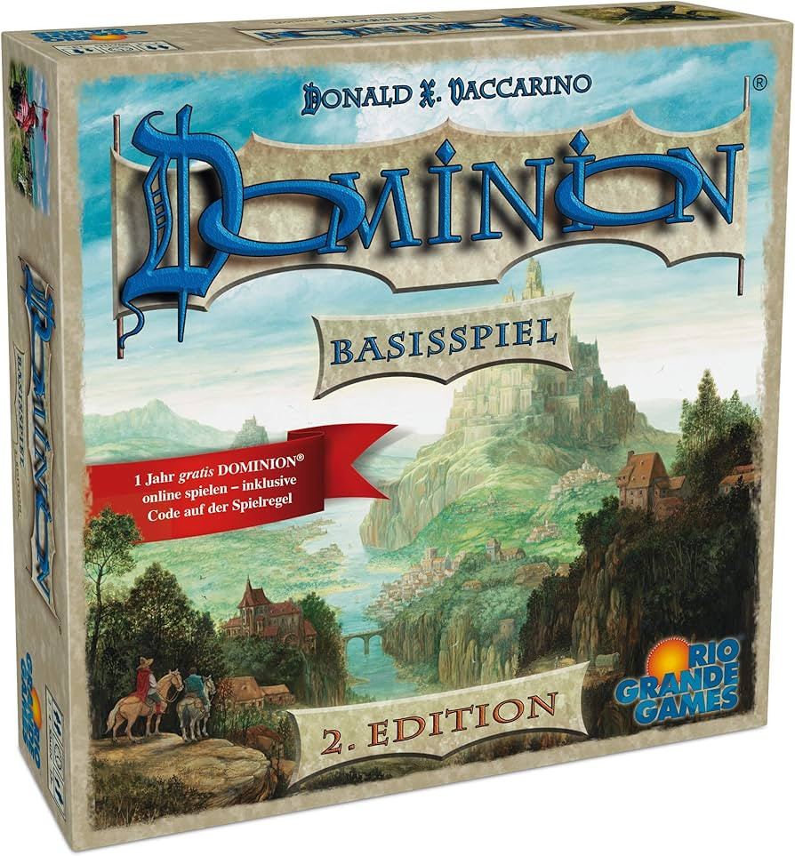 Rio Grande Games 22501413 Dominion Base Game, Second Edition, Game of the Year 2009 (Family Strat... | Amazon (DE)