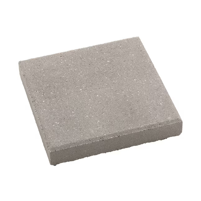 12.0-in L x 12.0-in W x 2.0-in H Square Gray Concrete Patio stone Lowes.com | Lowe's