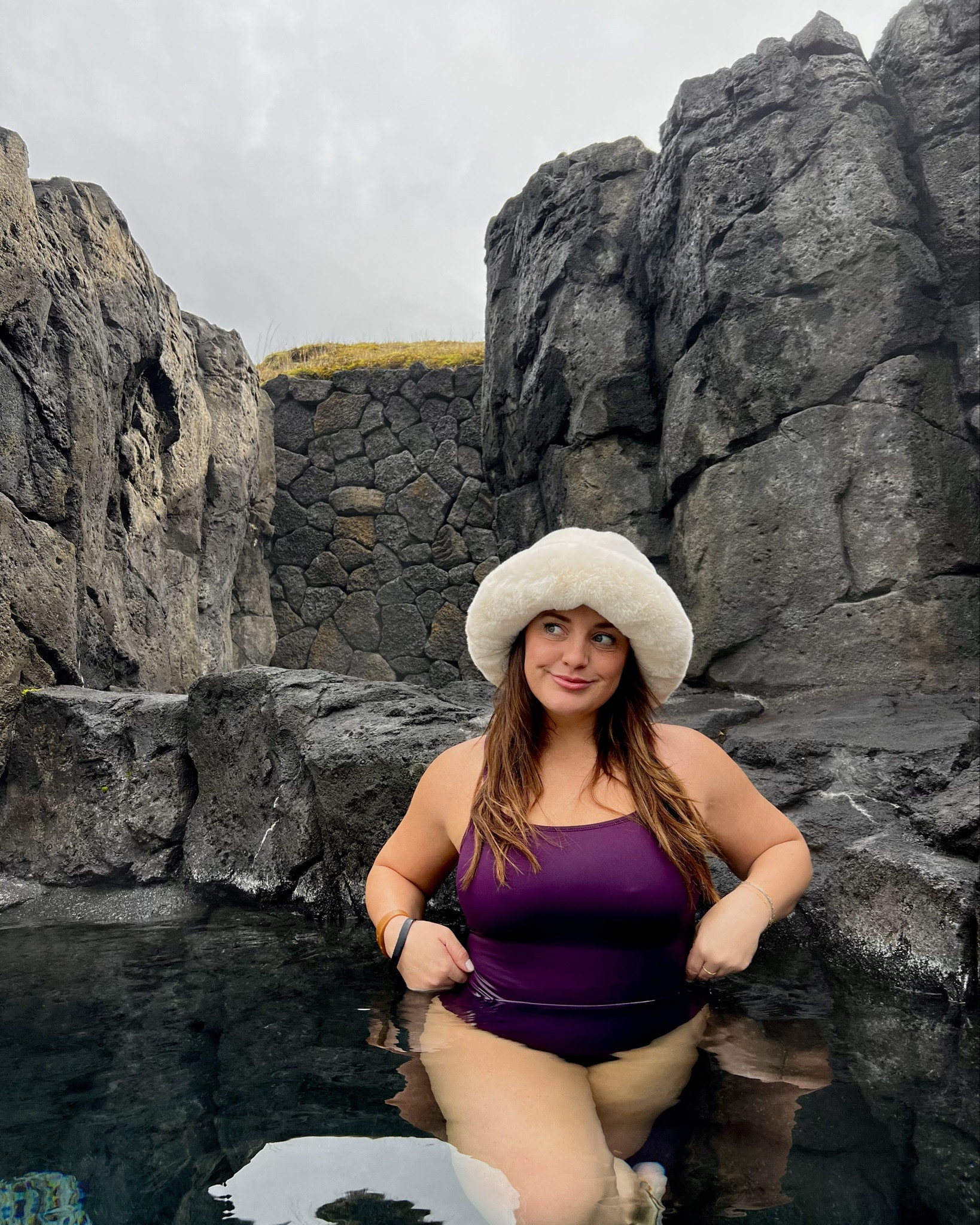 what i wore to the sky lagoon in Iceland- it was perfect! 💜 
#sktraveltime 

#LTKSwim #LTKStyleTip #LTKTravel