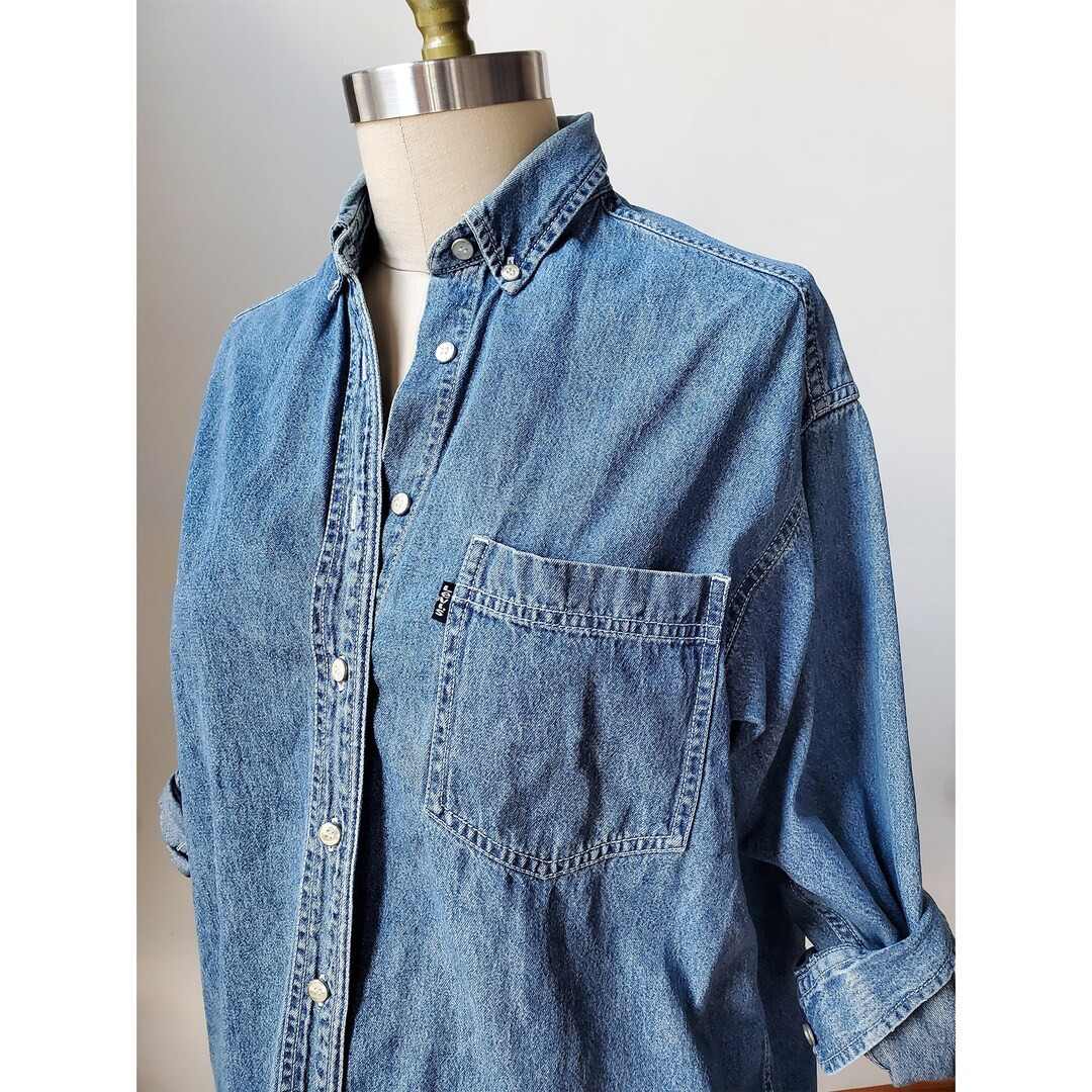 RARE Vintage 80's Levi's Blue Tab Classic Long Sleeved - Etsy | Etsy (US)