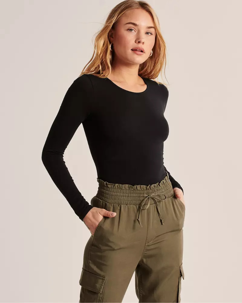 Long-Sleeve Bodysuit | Abercrombie & Fitch US & UK
