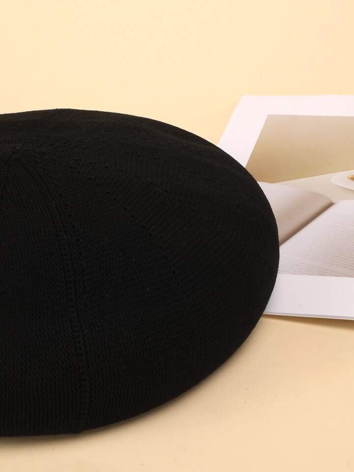 Solid Ribbed Beret | SHEIN