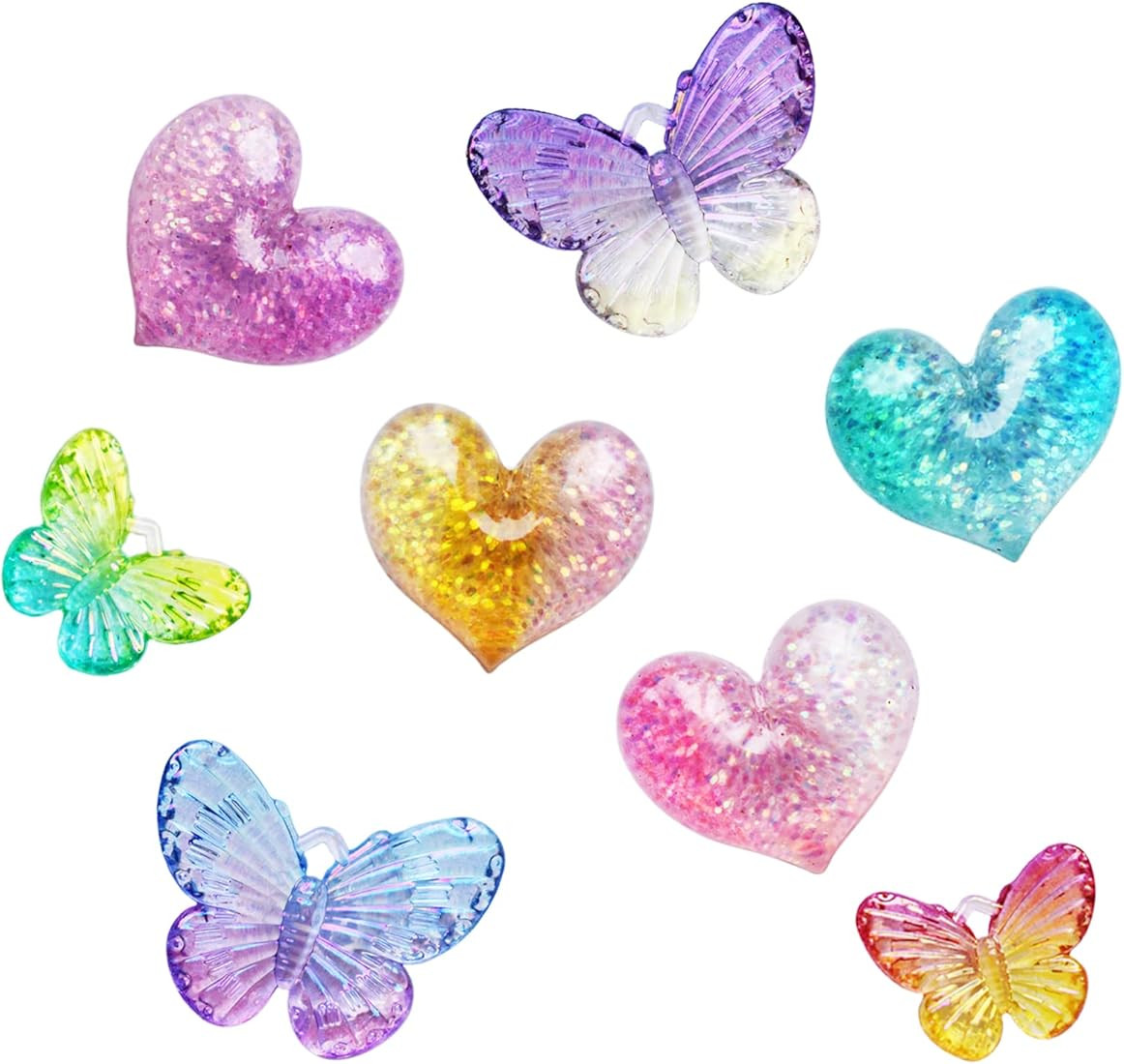 Croc Charms for Girls, Bling Croc Charms Women, Cute Croc Charms for Decoration Slides Clog Sandals, | Amazon (US)