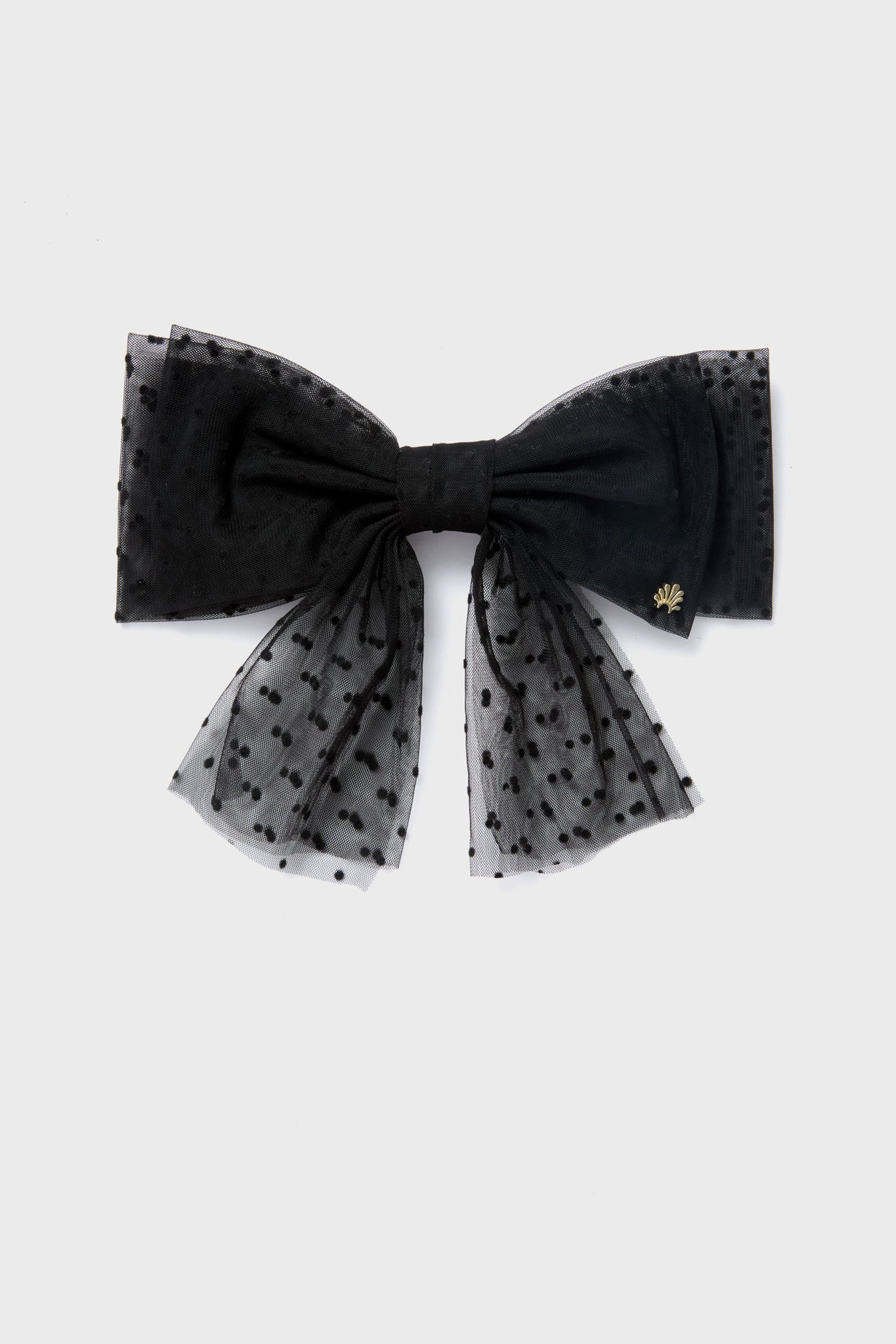 Swiss Dot Sheer Bow Barrette | Tuckernuck (US)