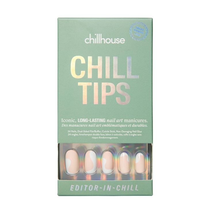 Chillhouse Chill Tips Nail Art Press Ons - Editor-In-Chill | Target