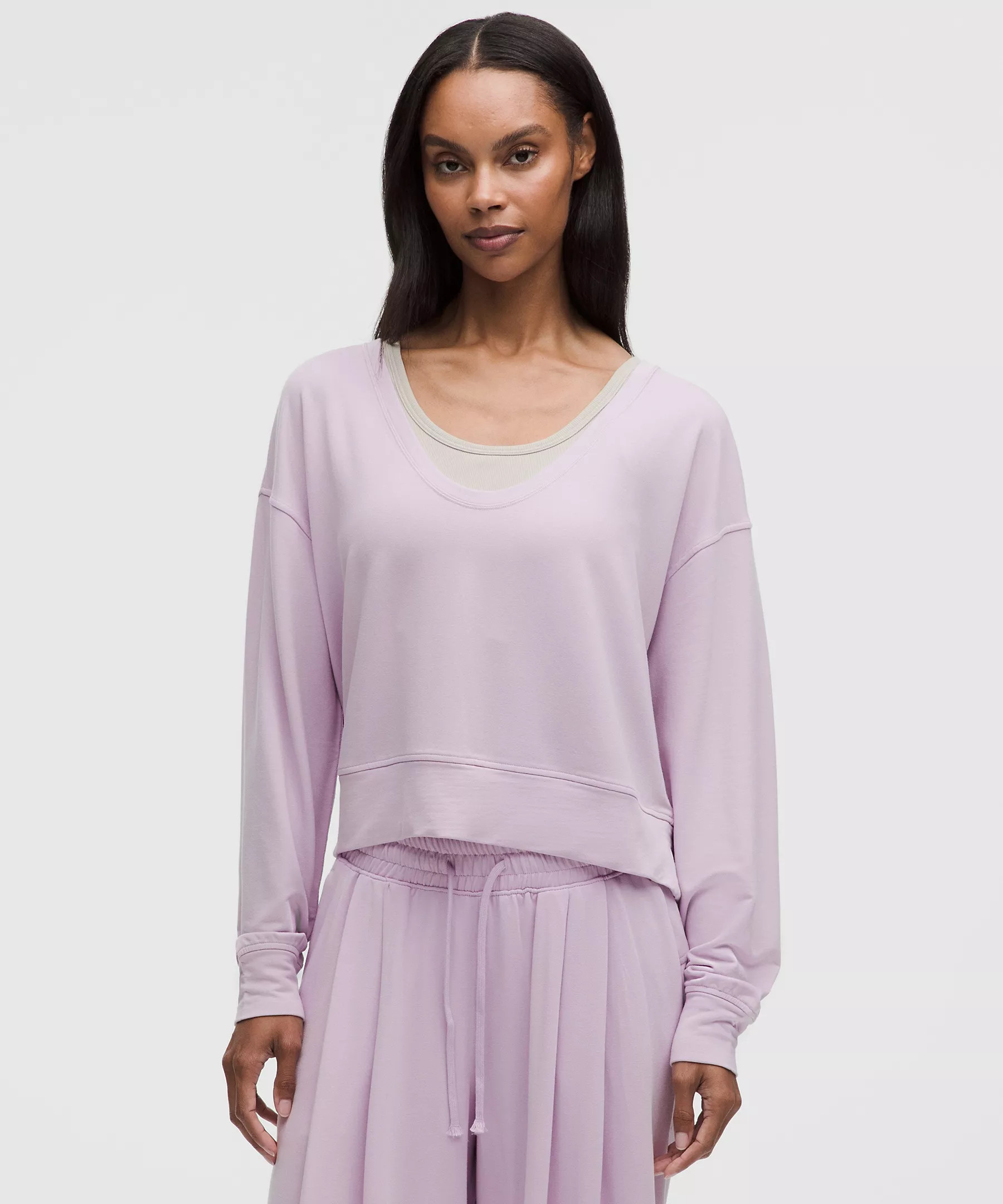 BeCalm Scoop-Neck Pullover | Women's Long Sleeve Shirts | lululemon | Lululemon (US)