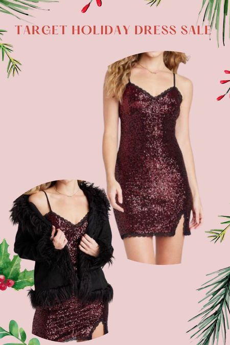Target holiday dress sale, sequin, slip dress 

Holiday outfit, cocktail party outfit, holiday look, Christmas party outfit idea, sparkly dress, sparkly top, Pinterest inspired fashion, new years outfit idea

#LTKHoliday #LTKsalealert #LTKSeasonal