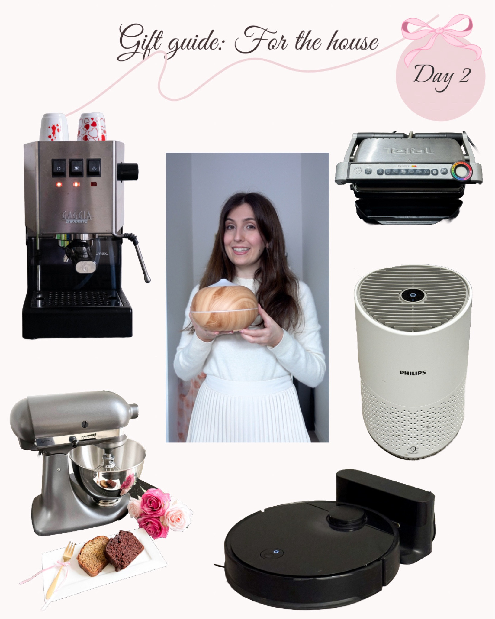 Day 2 of 12 days of gift ideas! 

Today is all about gifts for the house! From a kitchen aid to a robot vacuum here are my top 5 options that we use and love! Even though I don’t drink coffee I had to include my brother’s coffee machine because it makes him super happy!

#LTKgiftguide #LTKsale #LTKCyberWeek