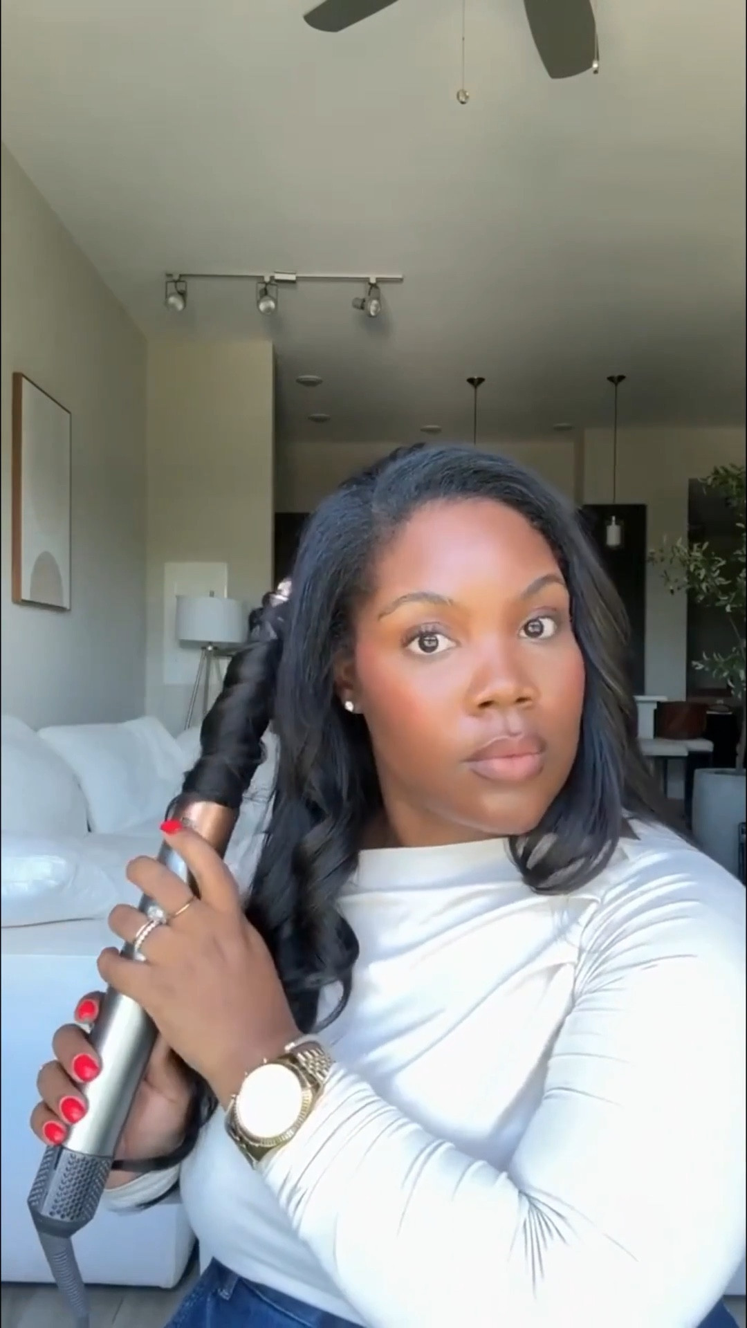 Curl routine with my Dyson! I absolutely love it 🙌🏾 It Intelligently adjusts heat and airflow for the perfect curl every time!

Dyson airwrap, hair care, easy hair style, hair routine, Emmy Petit 

#LTKBeauty #LTKselfcare