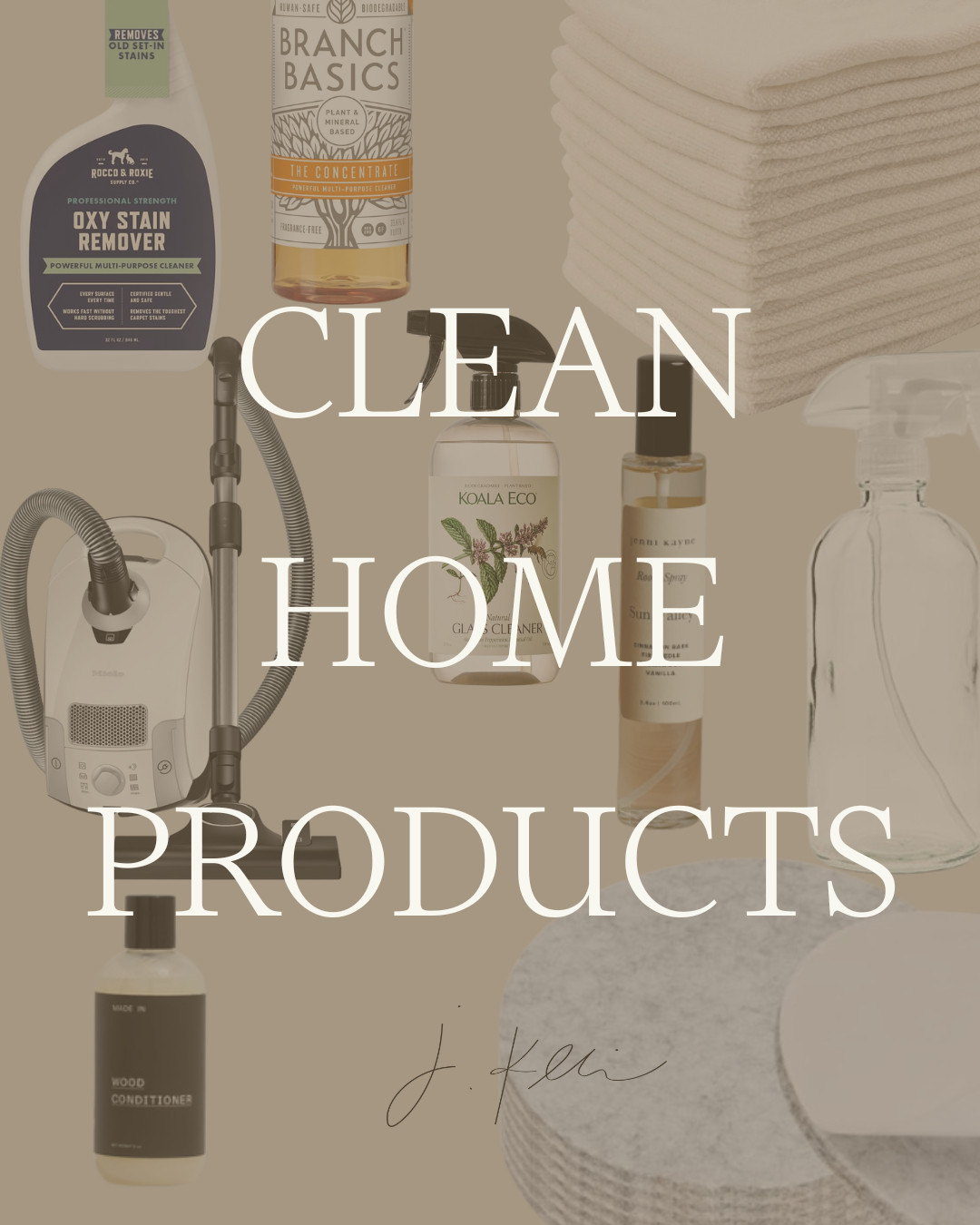Our tried + true products we use in our own homes and clients homes. 

 